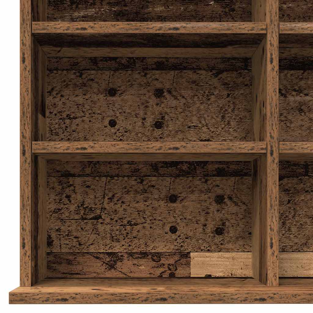 Mobile per CD con lo scaffale Legno vecchio 101 x 23 x 177,5 cm