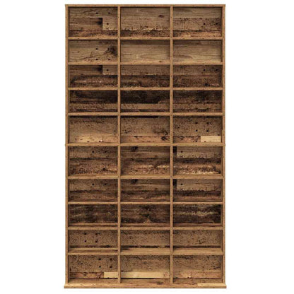 Mobile per CD con lo scaffale Legno vecchio 101 x 23 x 177,5 cm
