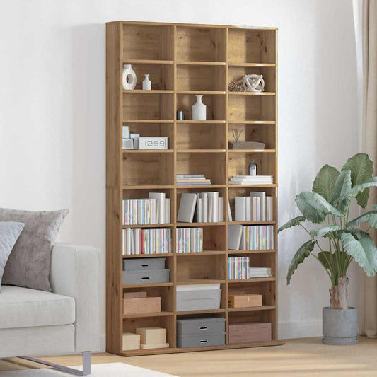 Mobile per CD Rovere artigianale 101 x 23 x 177,5 cm