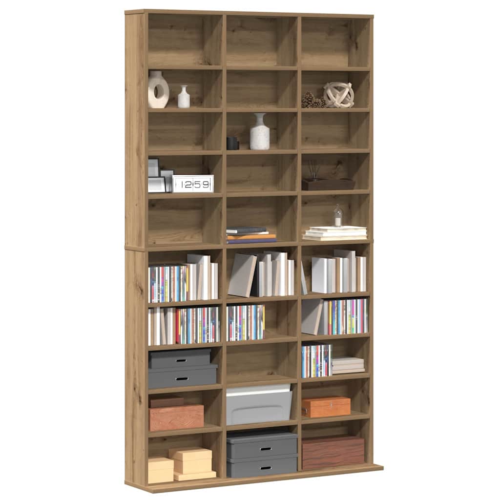 Mobile per CD Rovere artigianale 101 x 23 x 177,5 cm | homemem39