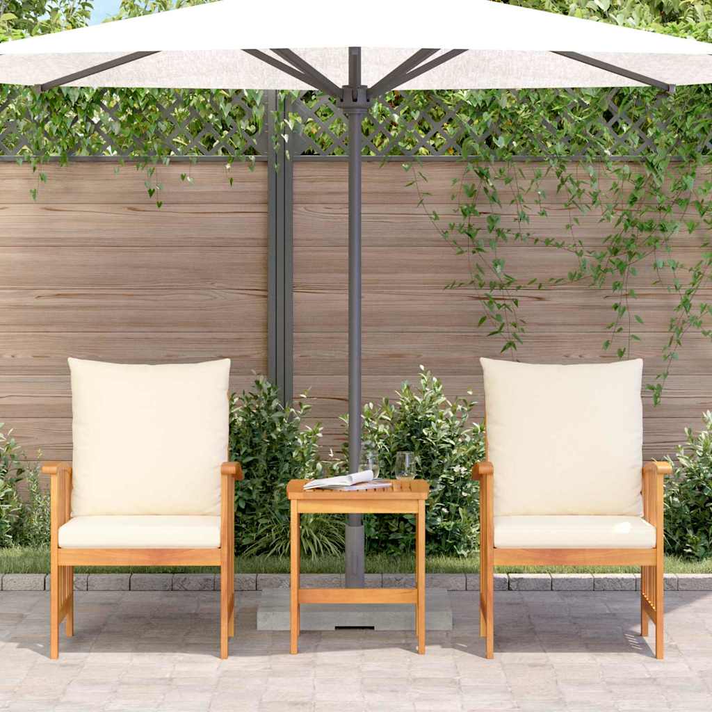 Set Divano da Giardino 3 pcs Marrone legno massello di acacia - homemem39