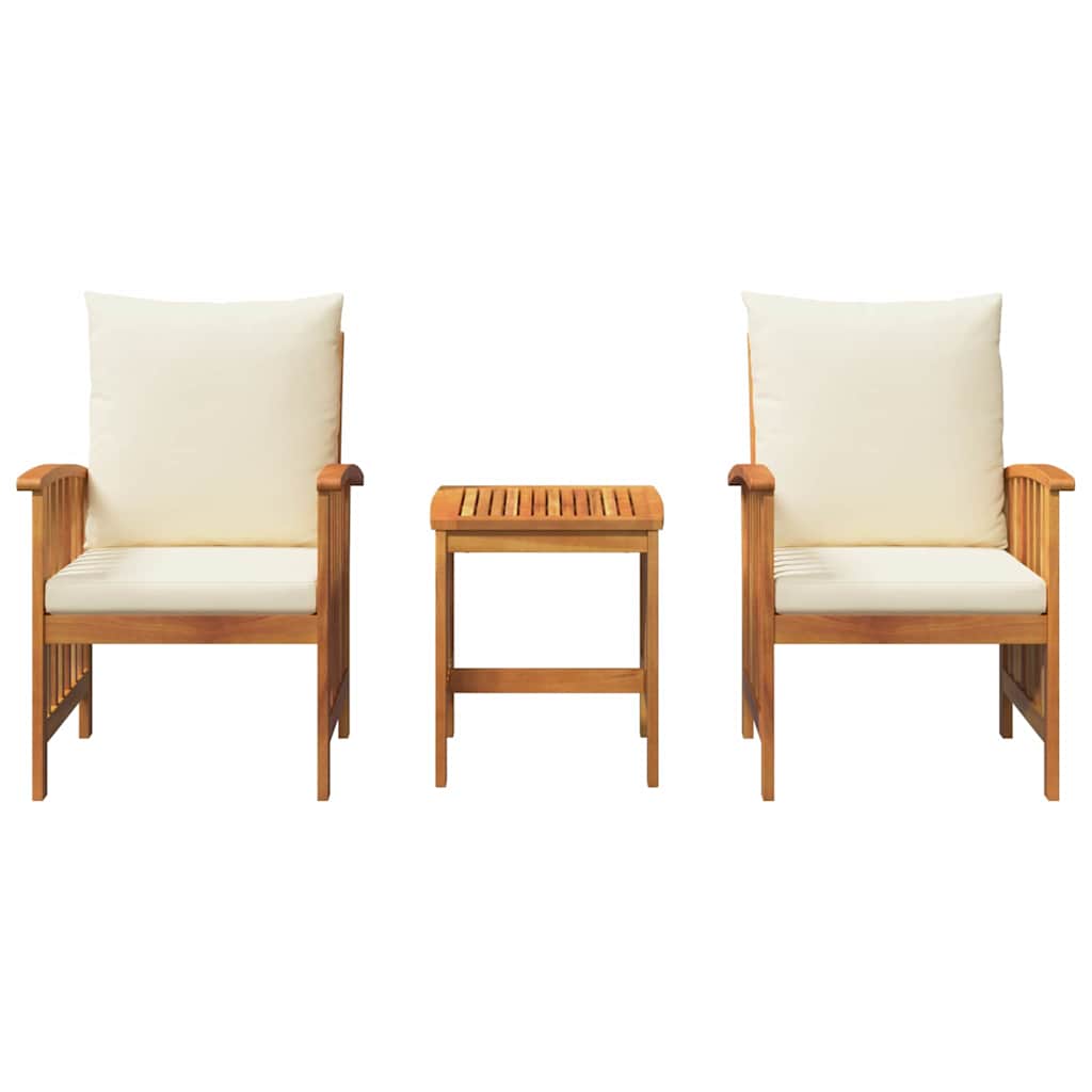 Set Divano da Giardino 3 pcs Marrone legno massello di acacia - homemem39