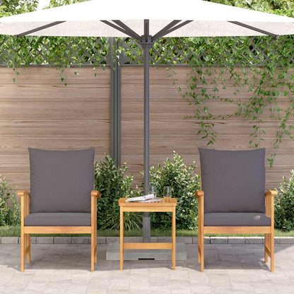 Set Divano da Giardino 3 pcs Marrone legno massello di acacia - homemem39