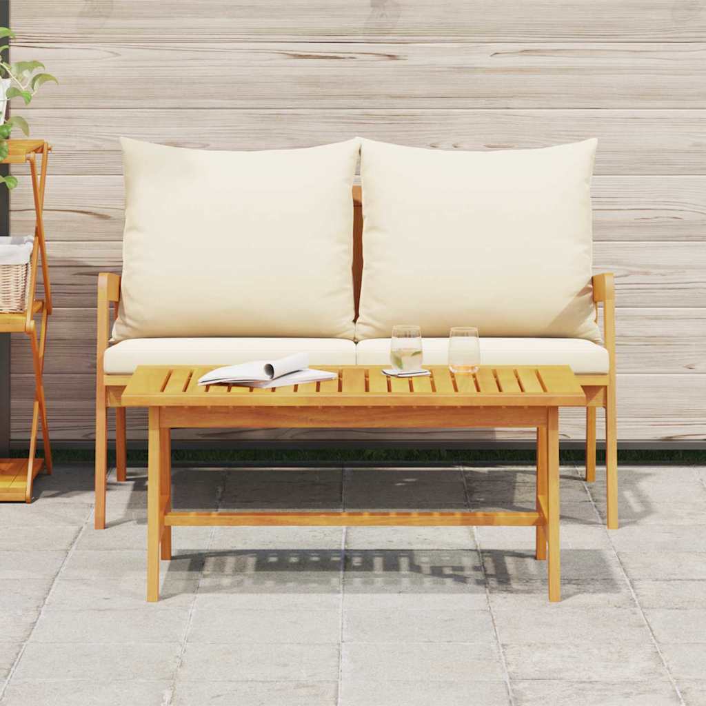 Tavolino da salotto Marrone Legno massello di acacia - homemem39