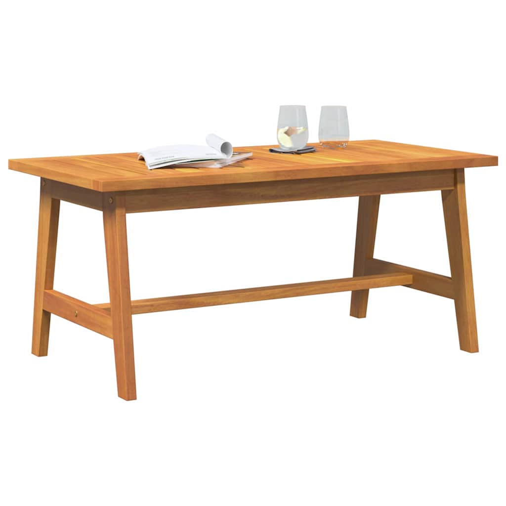 Tavolino da salotto Olio Naturale Legno di Acacia Massello | homemem39