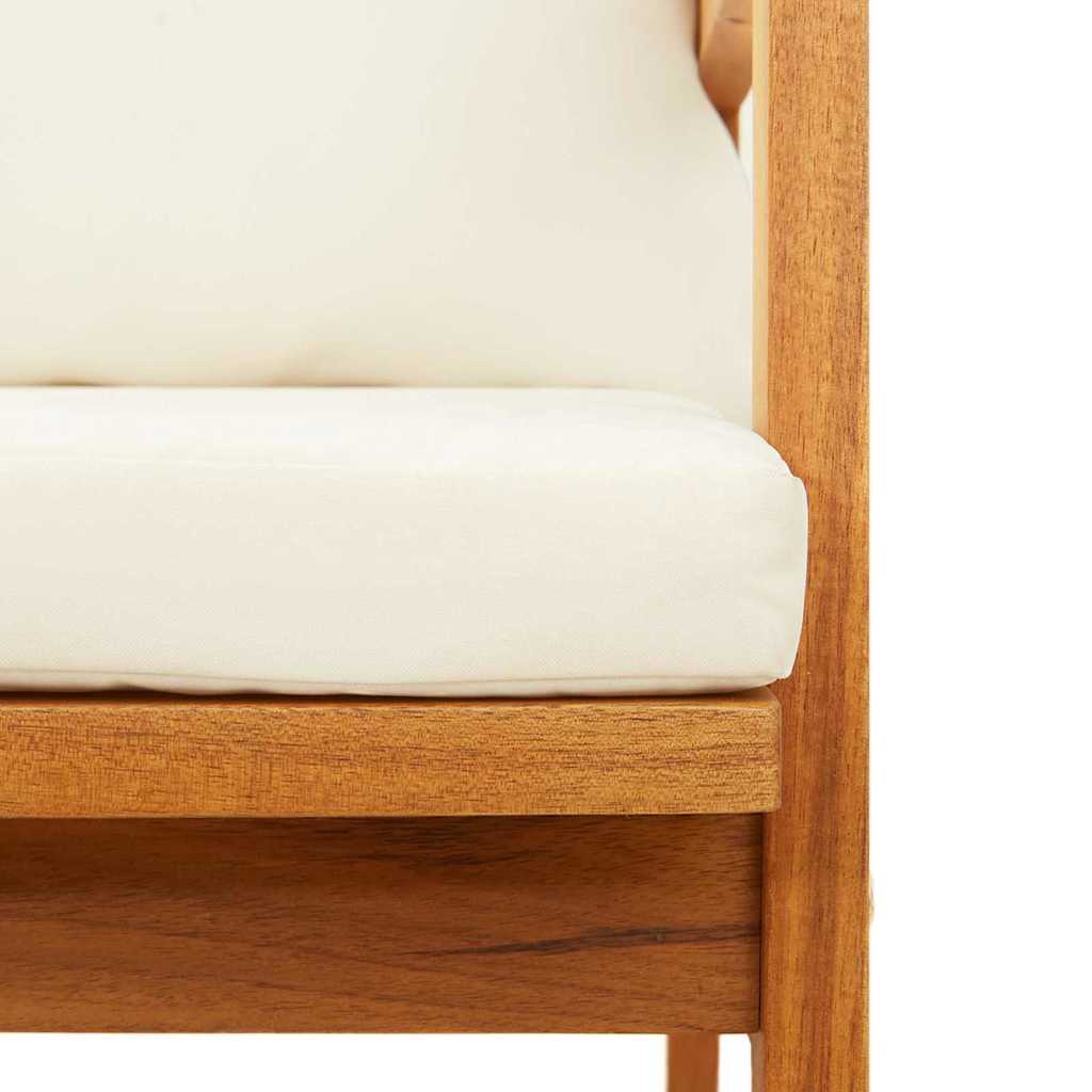 Sedia da Giardino 2 pcs Marrone Legno massello di acacia - homemem39