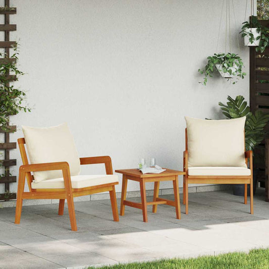 Sedia da Giardino 2 pcs Marrone Legno massello di acacia - homemem39