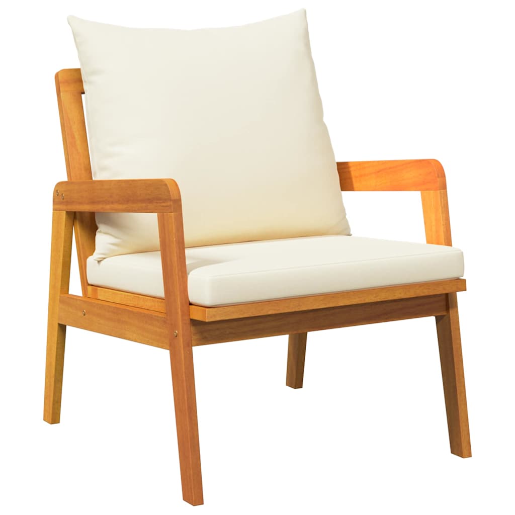 Sedia da Giardino 2 pcs Marrone Legno massello di acacia - homemem39