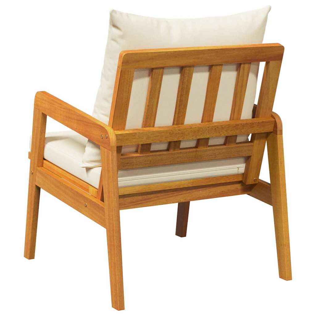 Sedia da Giardino 2 pcs Marrone Legno massello di acacia - homemem39