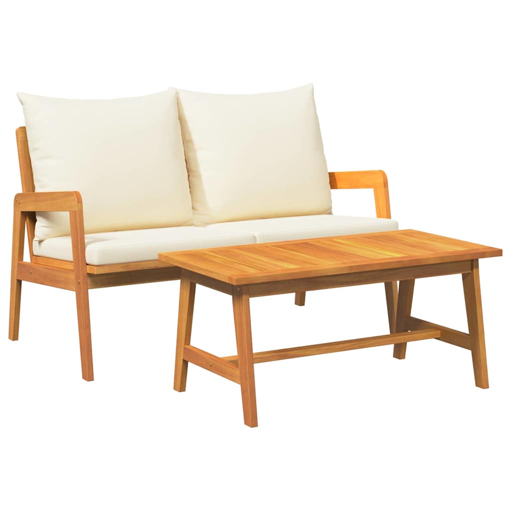 Set bistrot 2 Pezzo Olio Naturale Legno di Acacia Massello