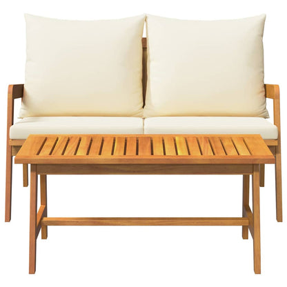 Set bistrot 2 pcs Olio Naturale Legno di Acacia Massello