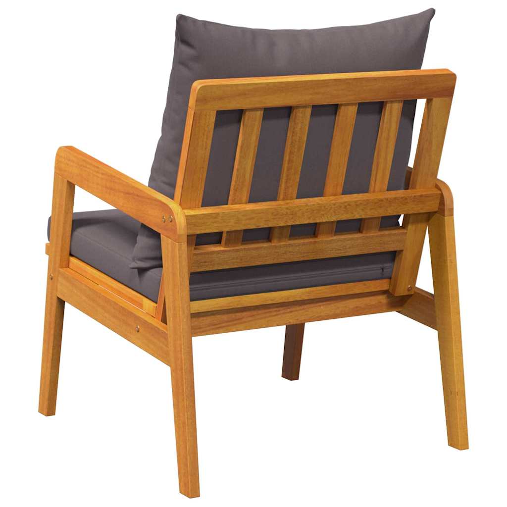 Sedia da Giardino 2 Pezzo Olio Naturale 65 x 59,5 x 72 cm | homemem39