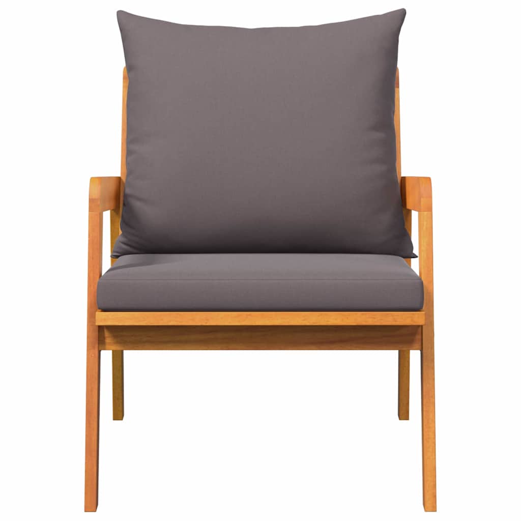 Sedia da Giardino 2 Pezzo Olio Naturale 65 x 59,5 x 72 cm | homemem39