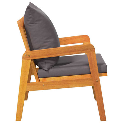Sedia da Giardino 2 Pezzo Olio Naturale 65 x 59,5 x 72 cm | homemem39