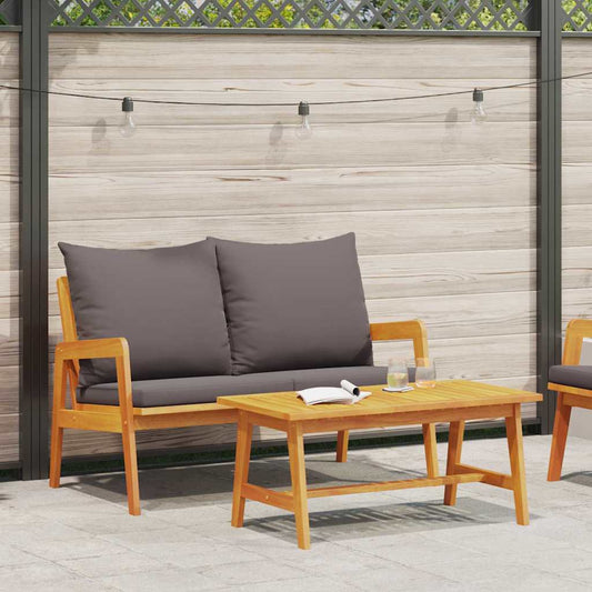 Set bistrot 2 pcs Olio Naturale Legno di Acacia Massello