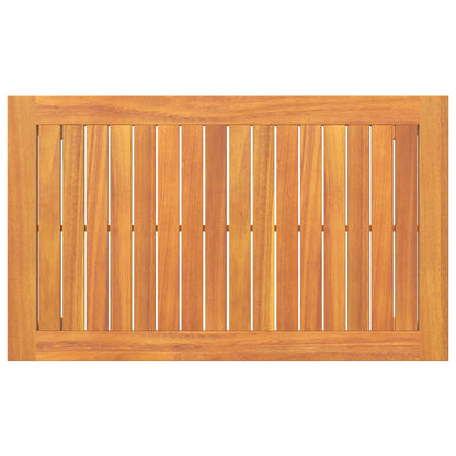 Tavolino da salotto Olio Naturale Legno di Acacia Massello