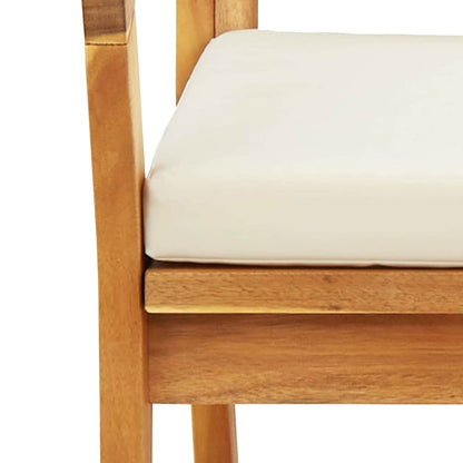 Sedia da Giardino 2 pcs Marrone Legno massello di acacia - homemem39