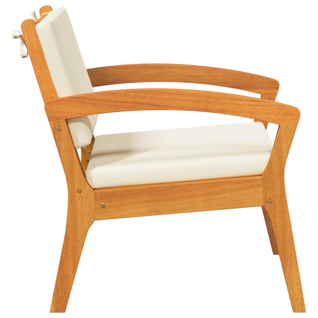 Sedia da Giardino 2 pcs Marrone Legno massello di acacia - homemem39