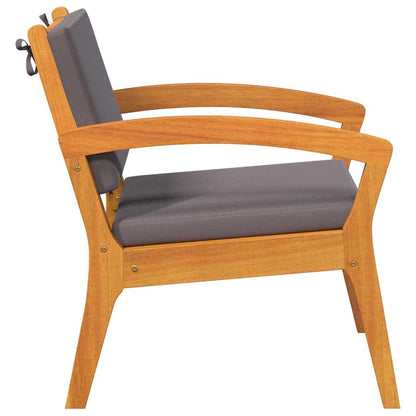 Sedia da Giardino 2 pcs Marrone Legno massello di acacia - homemem39