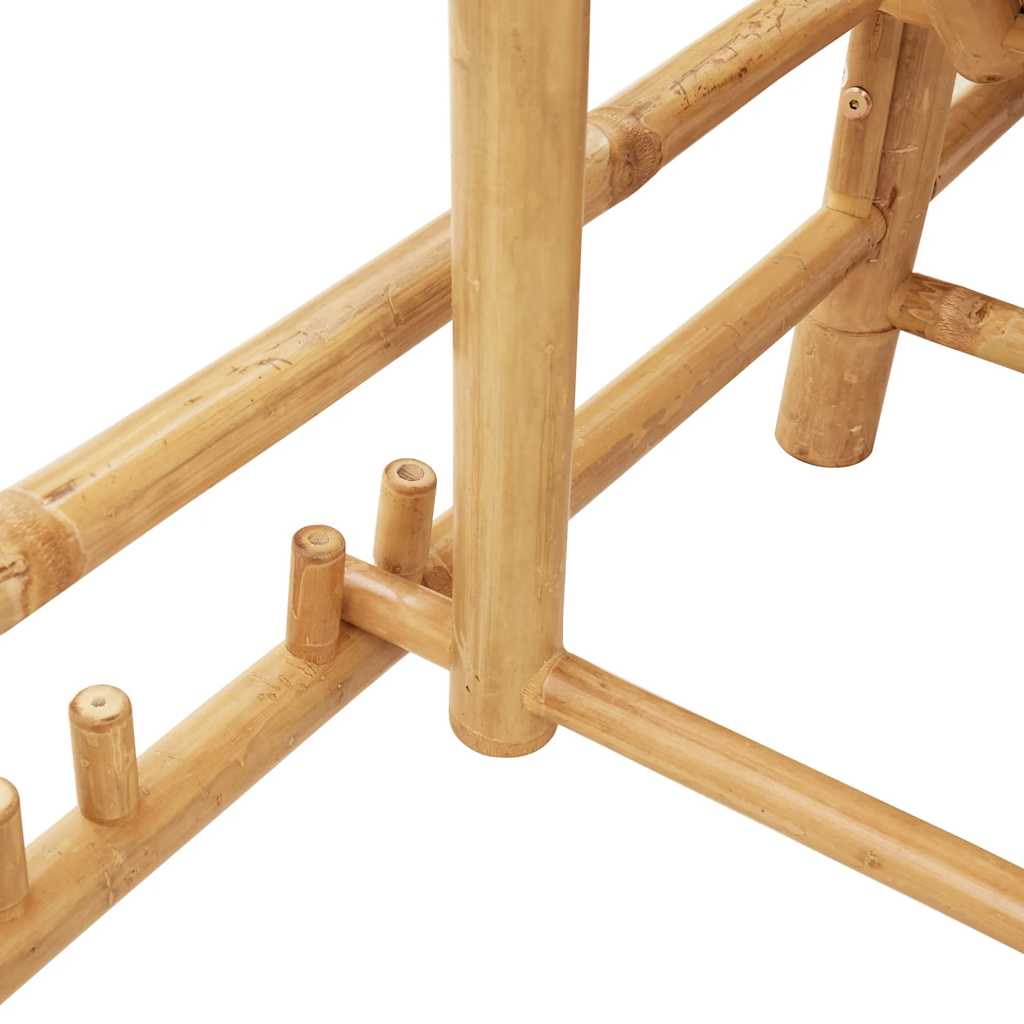 Lettino Prendisole 55x199x30 cm in Bambù - homemem39