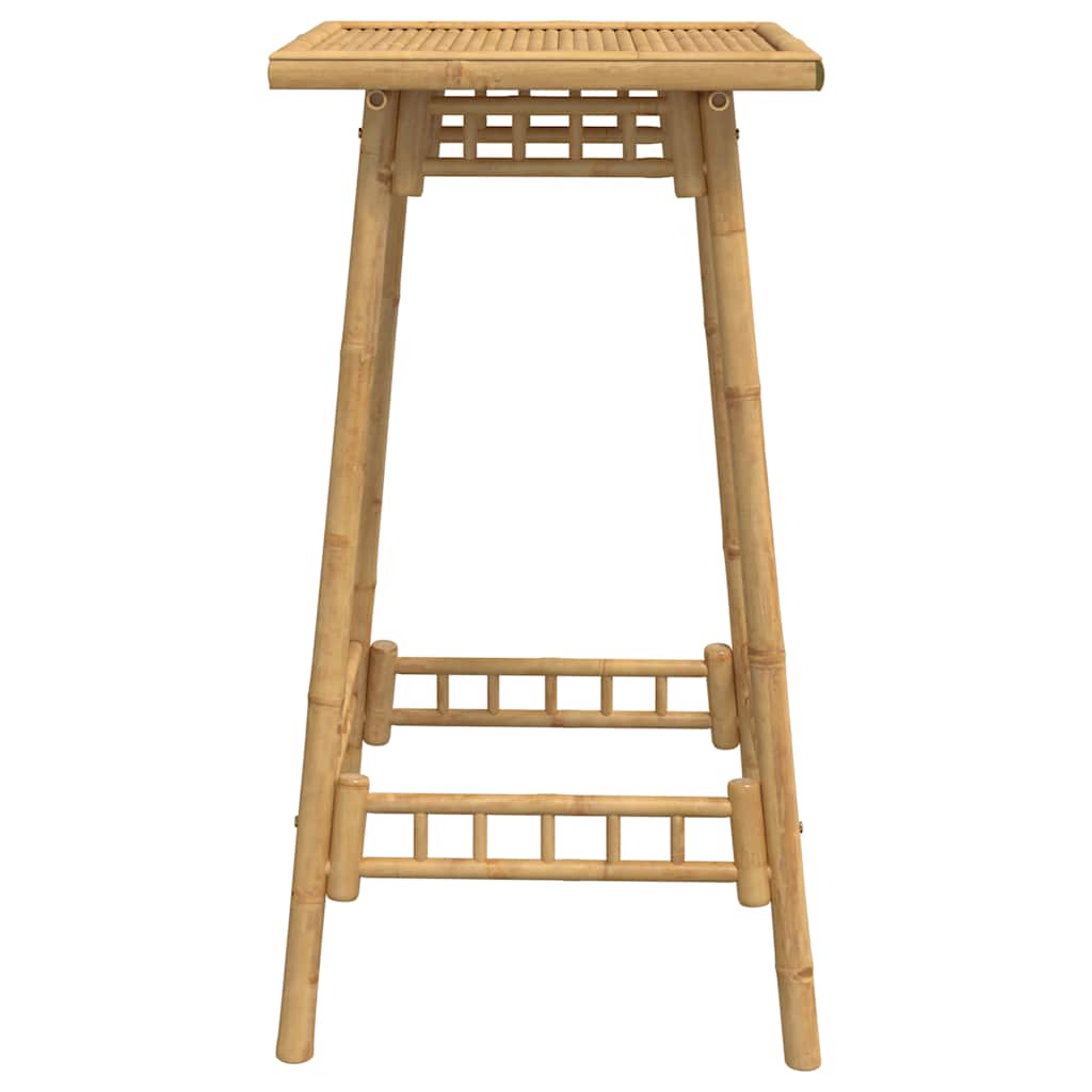 Tavolo da Bar da Esterno Quadrato 55x55x100 cm in Bambù | homemem39