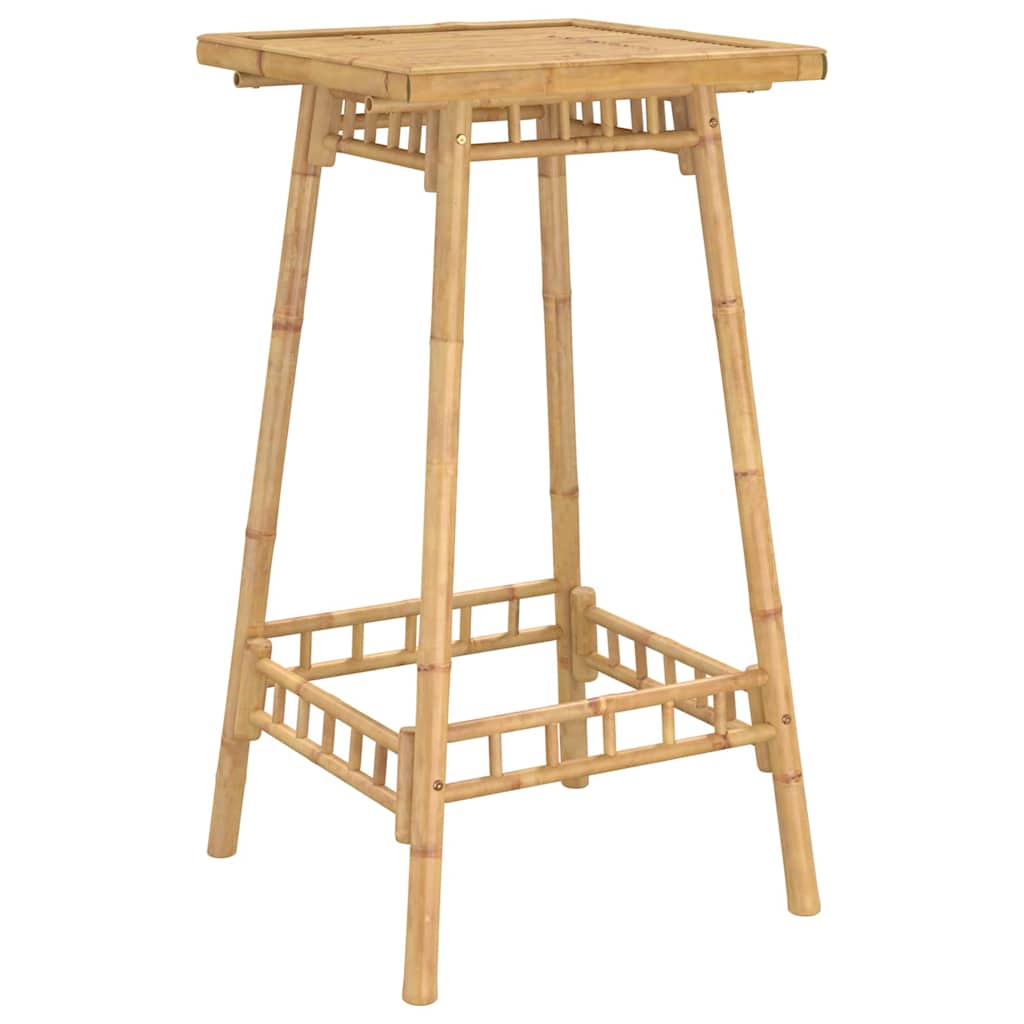 Tavolo da Bar da Esterno Quadrato 55x55x100 cm in Bambù | homemem39