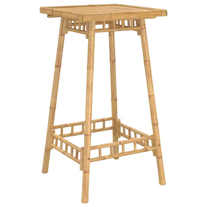 Tavolo da Bar da Esterno Quadrato 55x55x100 cm in Bambù | homemem39