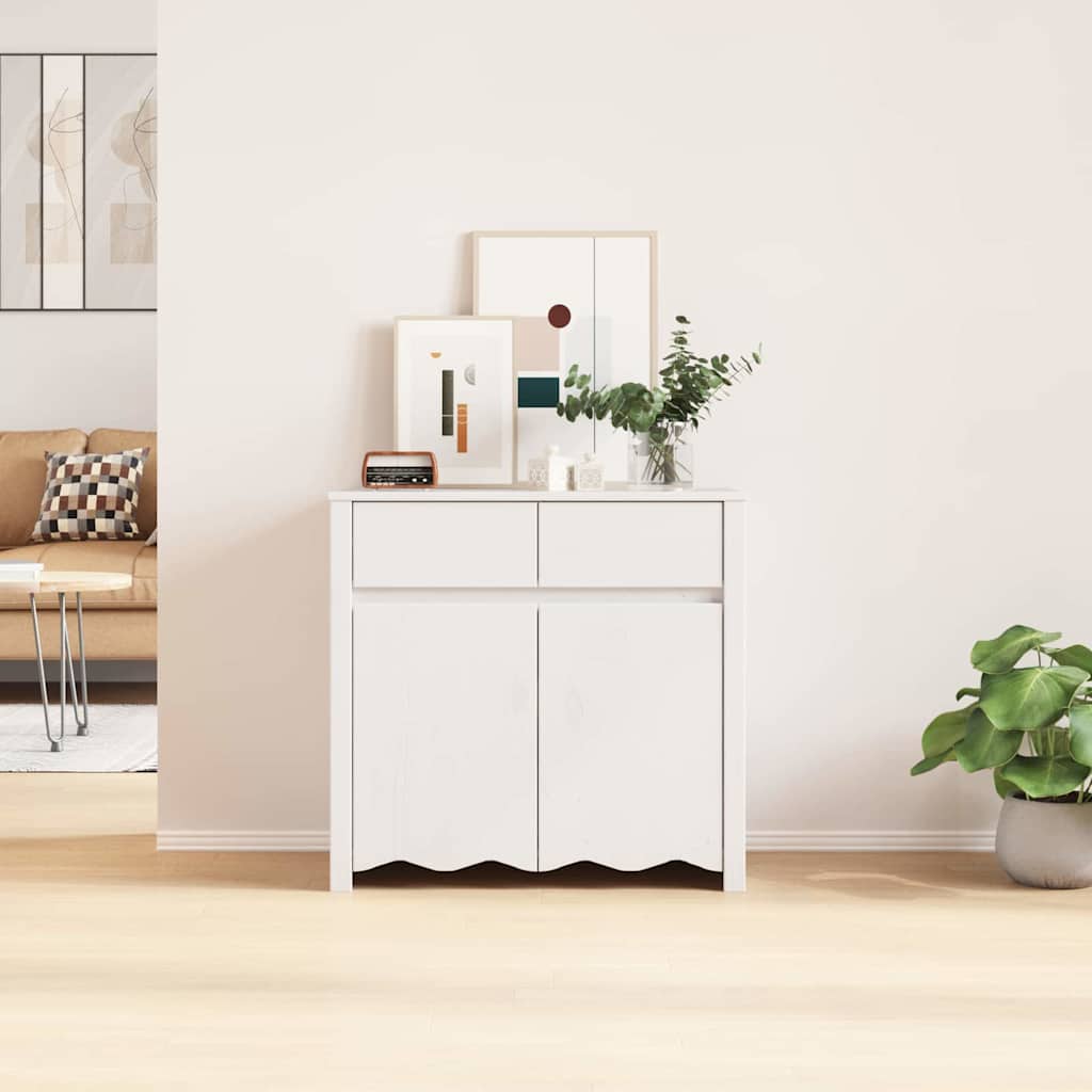 Credenza Drammen Bianco 79 x 43 x 75.5 cm - homemem39