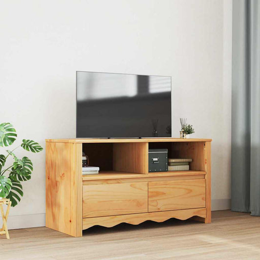 Mobile TV Drammen Rovere 99 x 43 x 55 cm Legno massello di pino