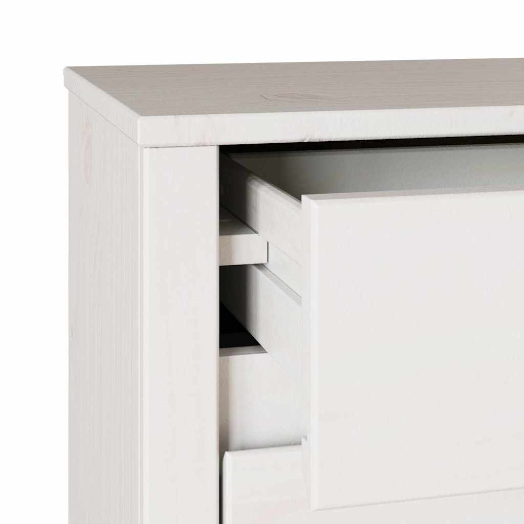 Armadio da Notte con cassetto Drammen Bianco 45 x 35 x 56 cm - homemem39
