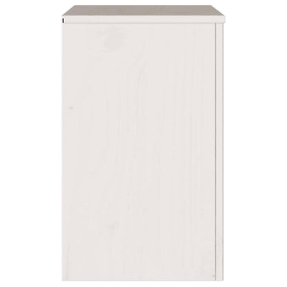 Armadio da Notte con cassetto Drammen Bianco 45 x 35 x 56 cm - homemem39