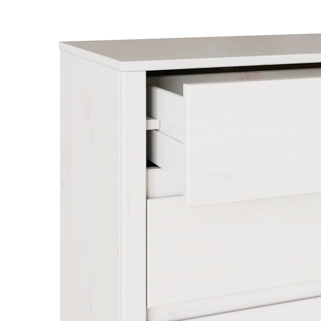 Cassettiera con cassetto Drammen Bianco 76.5 x 40 x 91 cm - homemem39