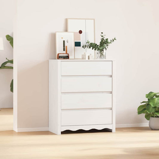 Cassettiera con cassetto Drammen Bianco 76.5 x 40 x 91 cm - homemem39