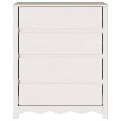 Cassettiera con cassetto Drammen Bianco 76.5 x 40 x 91 cm - homemem39