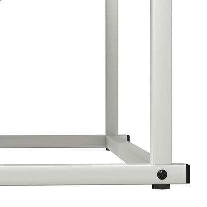 Rastrelliera per Legna da Ardere Bianca 70x43x34,5 cm