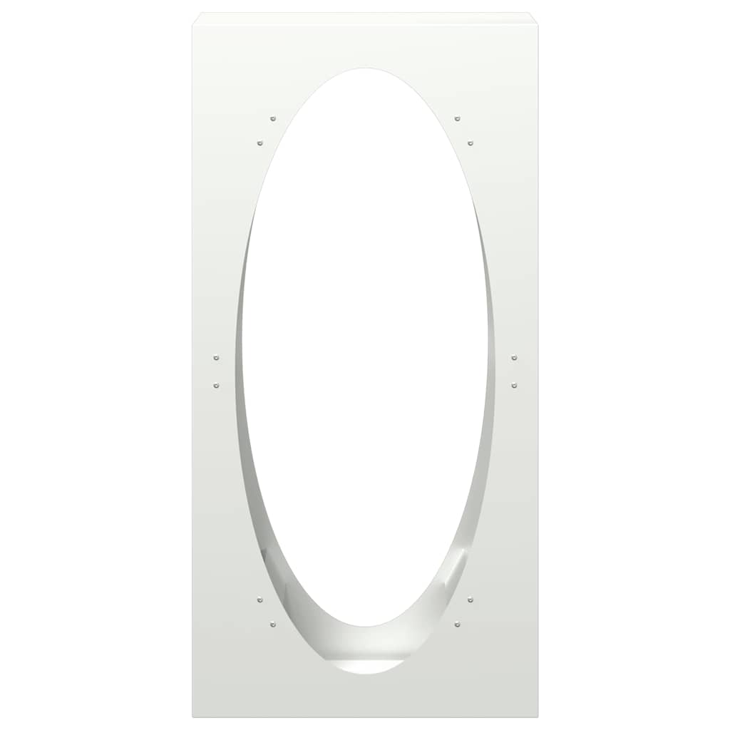 Rastrelliera per Legna da Ardere Bianca 50x23x100 cm - homemem39