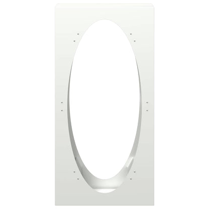 Rastrelliera per Legna da Ardere Bianca 50x23x100 cm - homemem39