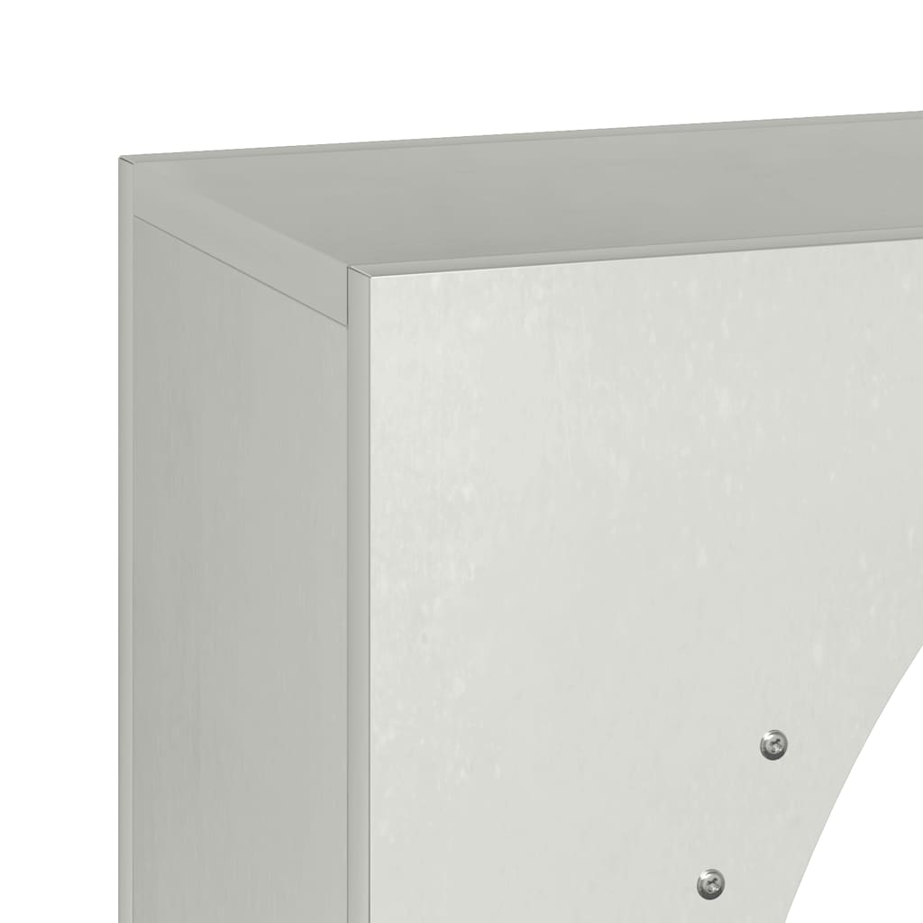 Rastrelliera per Legna da Ardere 50x23x100 cm in Acciaio Inox - homemem39