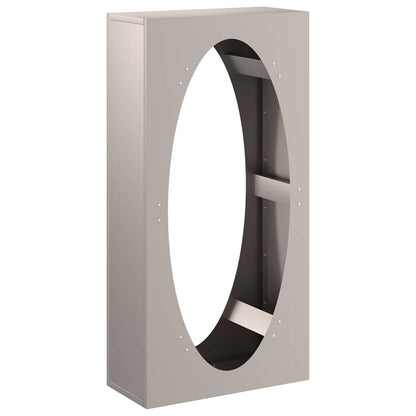 Rastrelliera per Legna da Ardere 50x23x100 cm in Acciaio Corten - homemem39