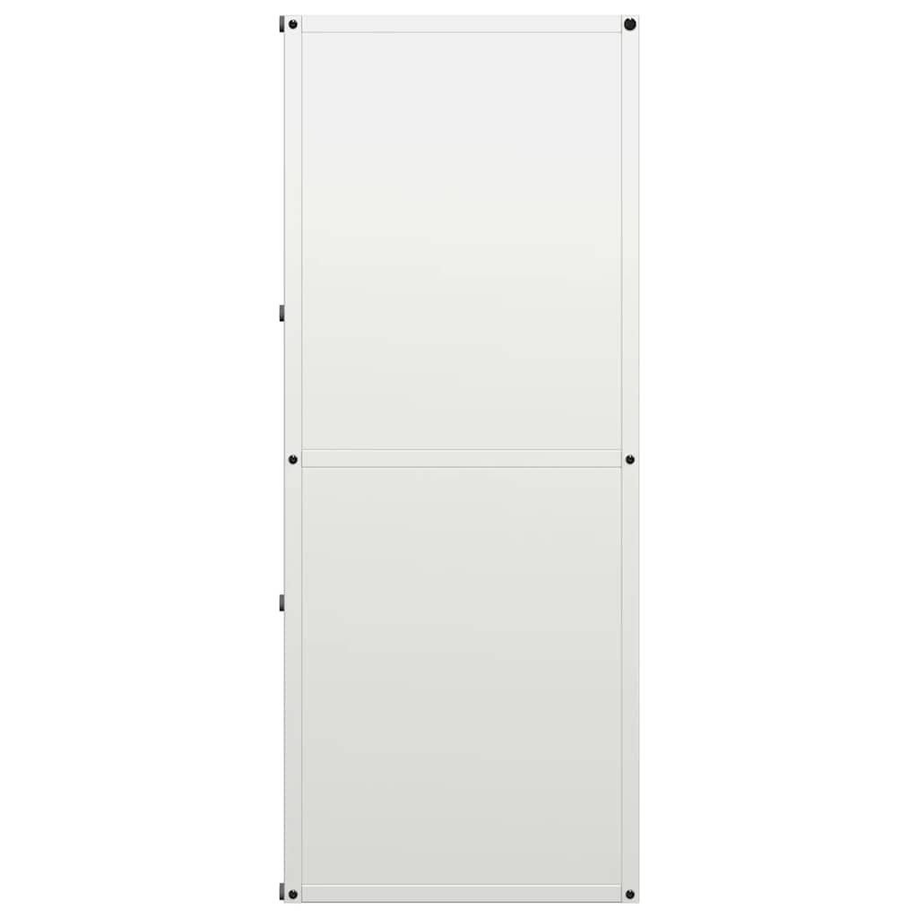 Rastrelliera per Legna da Ardere Bianca 40x30x75 cm - homemem39