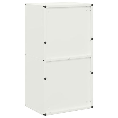 Rastrelliera per Legna da Ardere Bianca 40x30x75 cm - homemem39