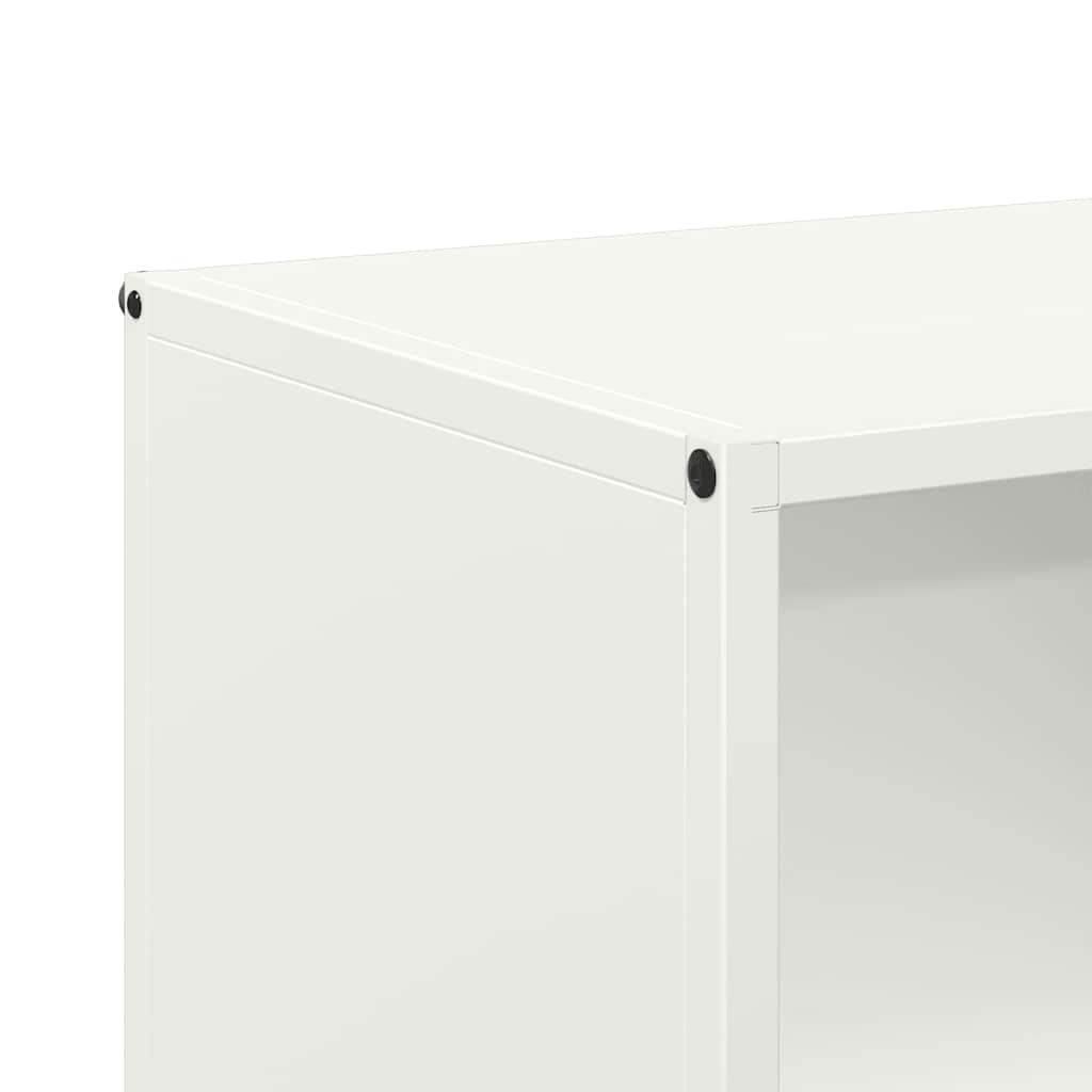 Rastrelliera per Legna da Ardere Bianca 40x30x75 cm - homemem39