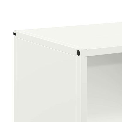 Rastrelliera per Legna da Ardere Bianca 40x30x75 cm - homemem39