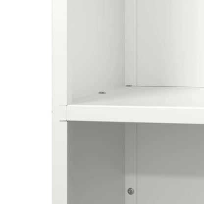 Rastrelliera per Legna da Ardere Bianca 40x30x75 cm - homemem39