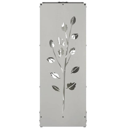 Rastrelliera per Legna da Ardere 40x30x80 cm in Acciaio Inox - homemem39