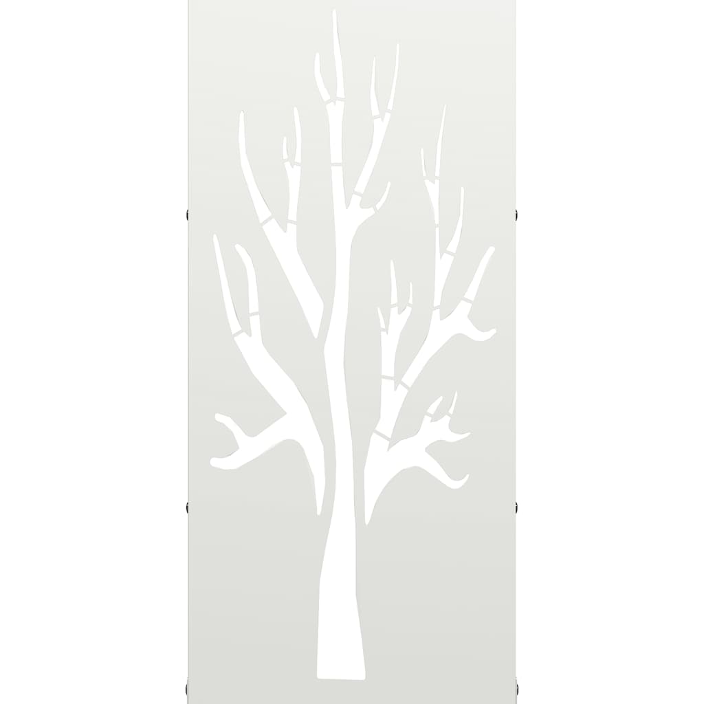 Rastrelliera per Legna da Ardere Bianca 40x30x80 cm - homemem39