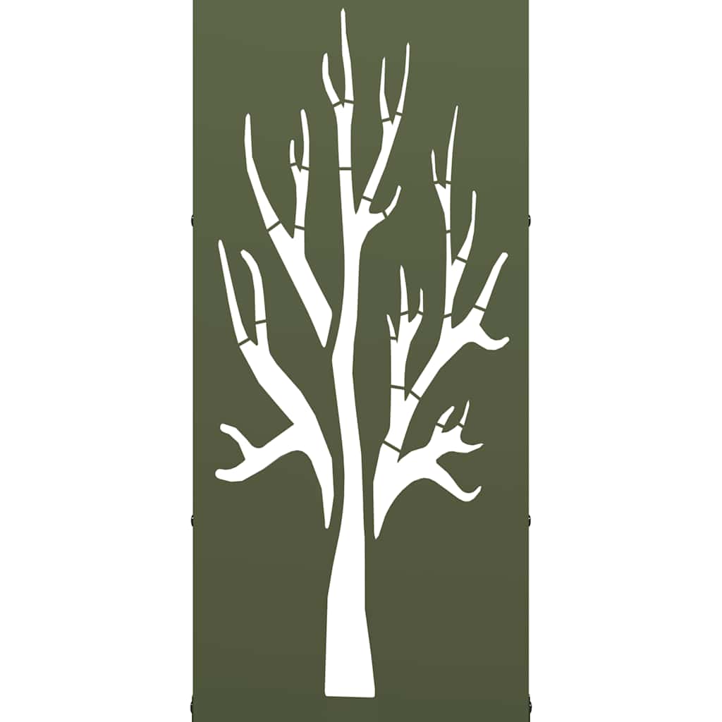 Rastrelliera per Legna da Ardere Verde Oliva 40x30x80 cm - homemem39