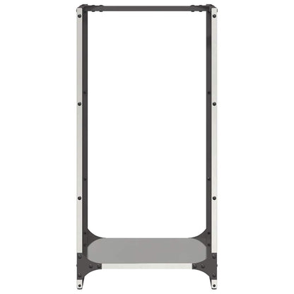 Rastrelliera per Legna da Ardere 40x30x80 cm in Acciaio Inox - homemem39