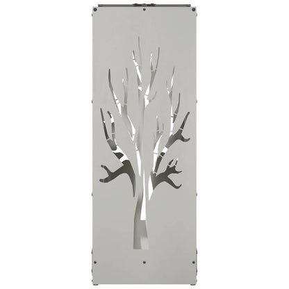 Rastrelliera per Legna da Ardere 40x30x80 cm in Acciaio Inox - homemem39