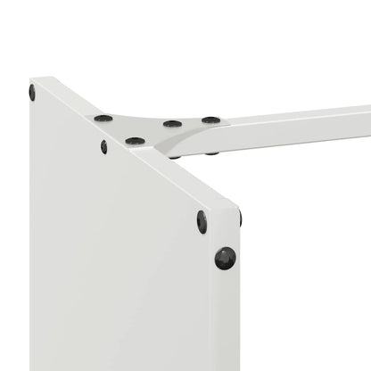 Rastrelliera per Legna da Ardere Bianca 40x30x80 cm - homemem39